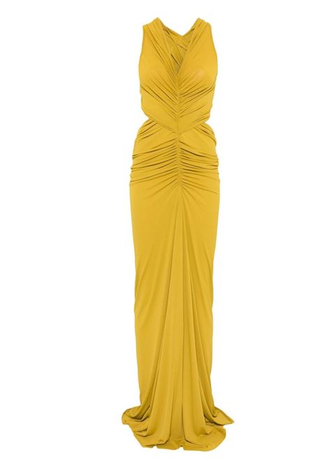 Yellow Poppy gown dress Rick Owens Lilies - women